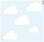 Nubes para decorar 5u